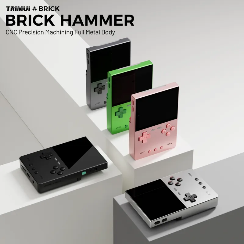 Gaming Console Handheld Best - TRIMUI BRICK Hammer Mini Metal Handheld