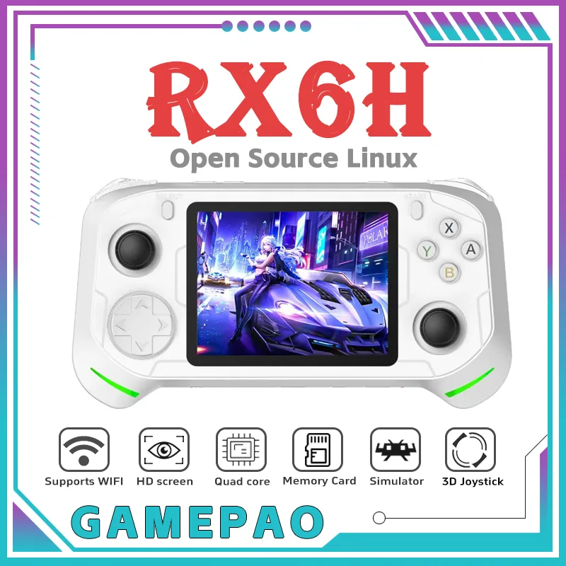 Gaming Console Handheld Retro - Open Source RX6H Retro Handheld Video