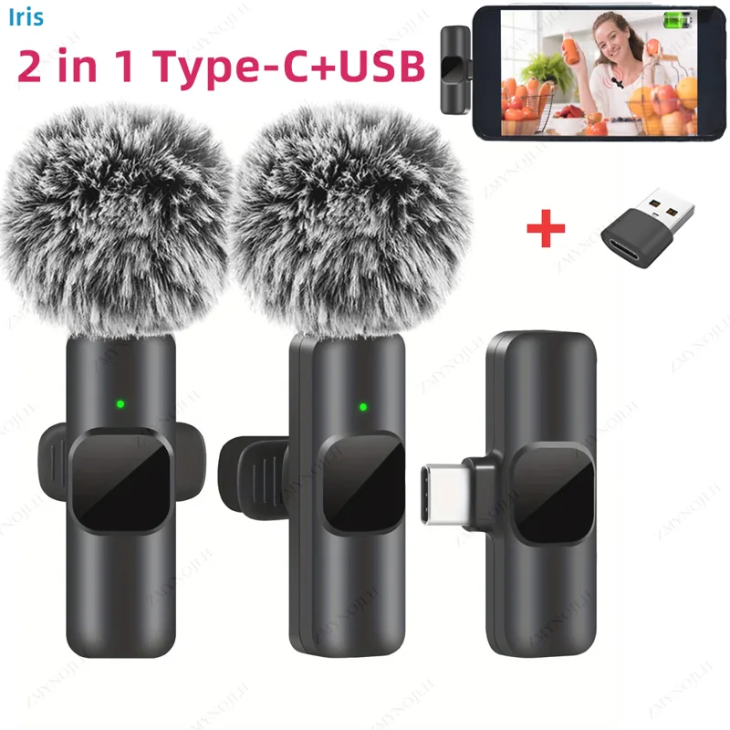 Gaming Console For Your Phone - K1 Wireless Lavalier Microphone Mini Audio