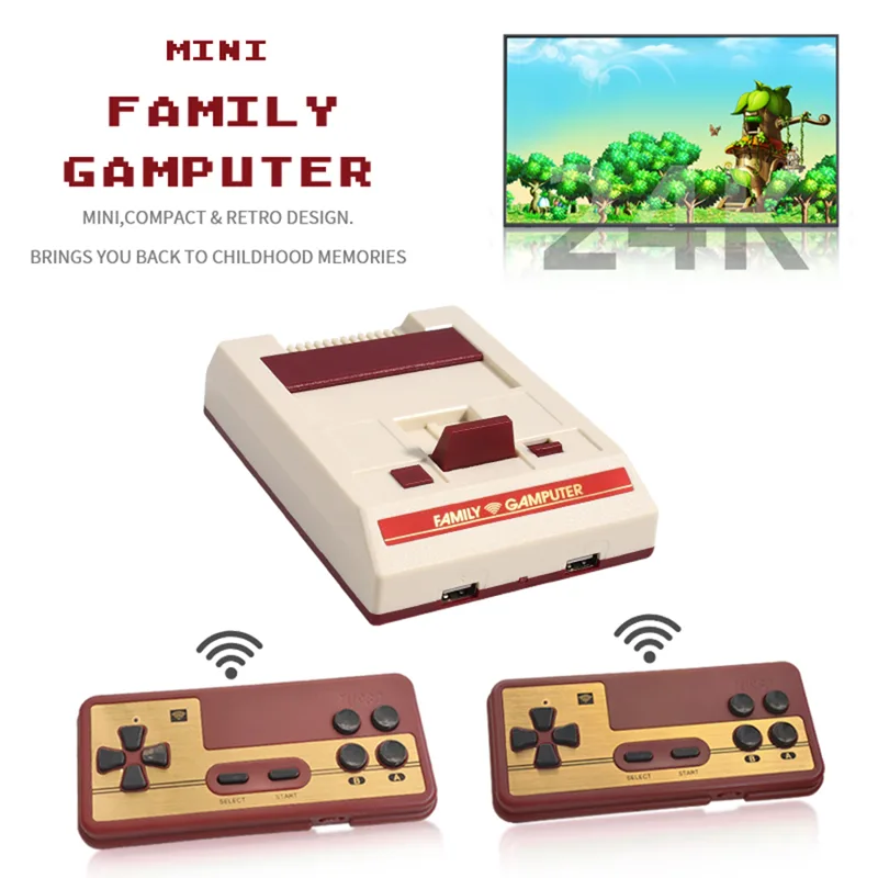 Gaming Console Handheld Retro - New FC 4K HD Game Stick
