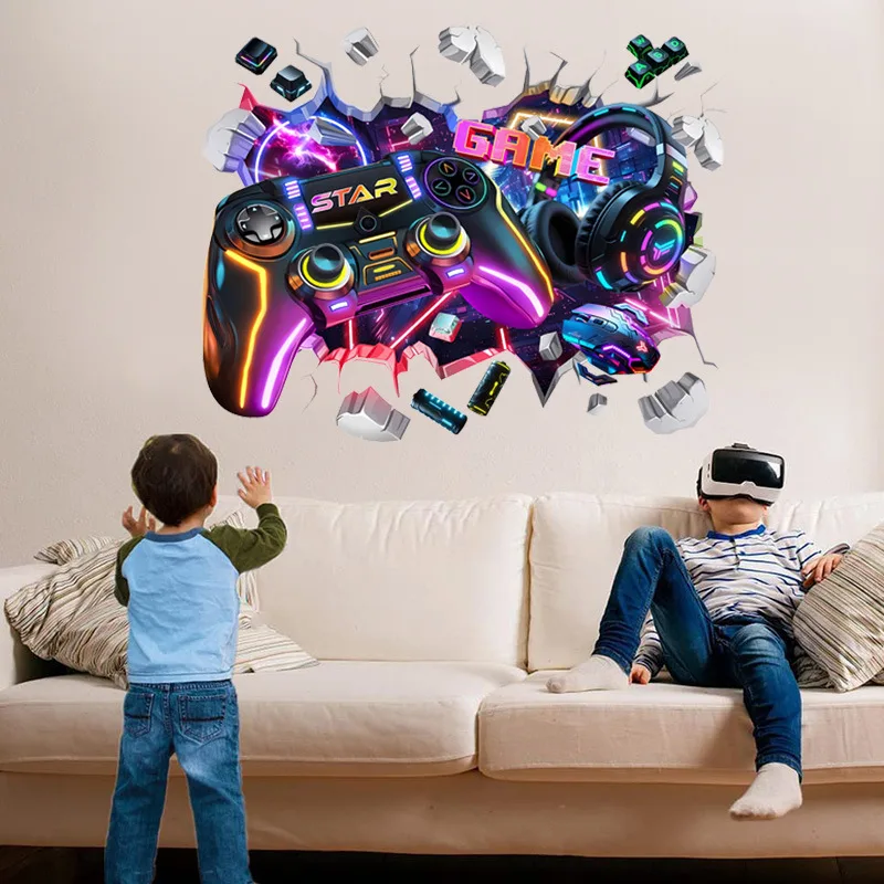 Gaming Console Wallpaper - Larger Cool Game Controller Graffiti Wall