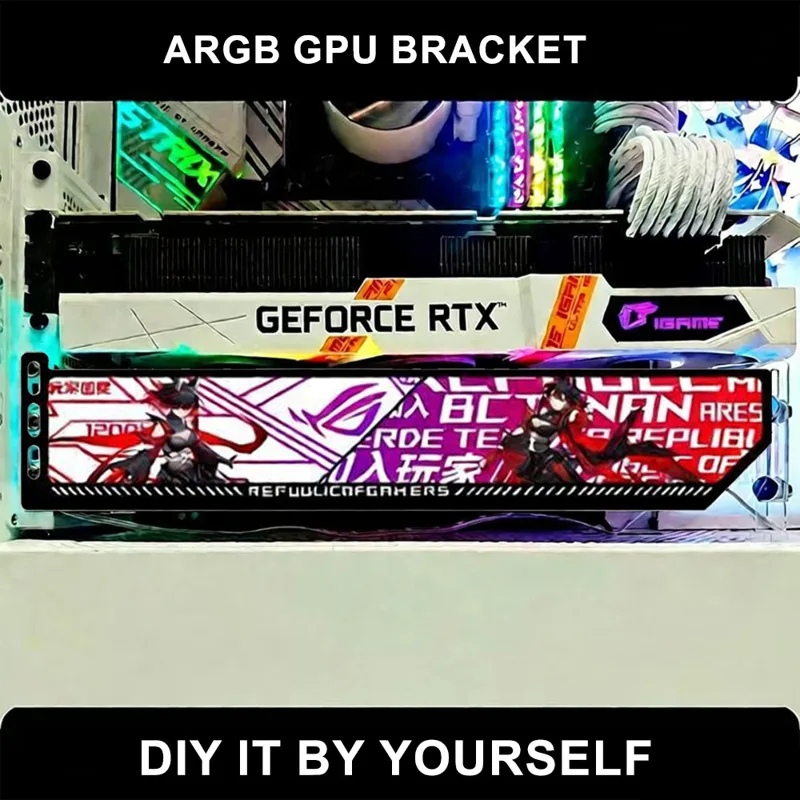 Gaming Card Holder - Customize RGB VGA Holder 5V/12V,5090 5080