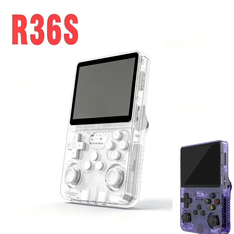 Gaming Console Handheld Retro - R36S 64/128G Retro Handheld Game Console