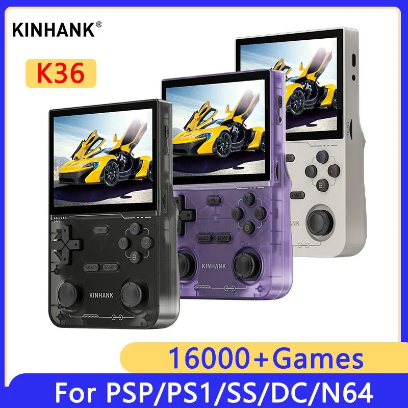 Gaming Console Handheld Retro - KINHANK K36 Retro Handheld Video Game