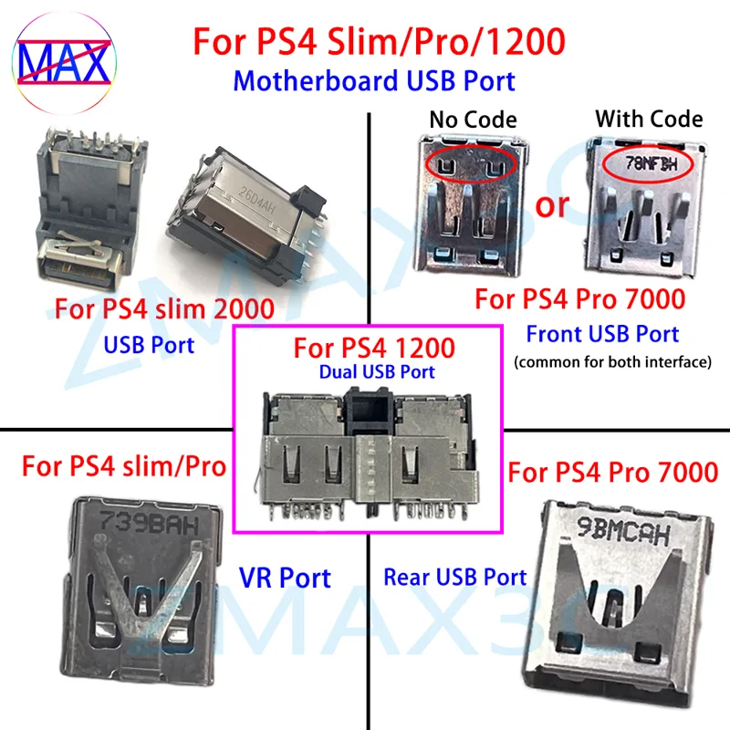 Gaming Console Tv - 1pcs Original Front USB Rear USB