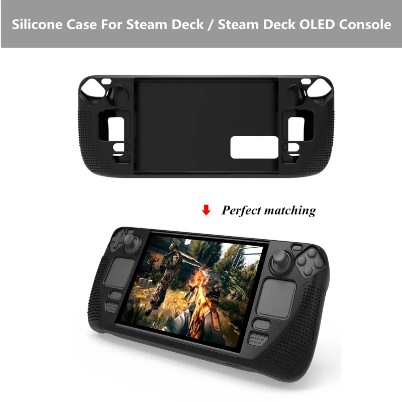 Console Gaming Steam - Staem Deck OLED Accessories Silicone Case