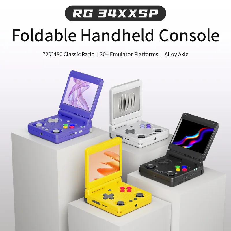 Anbernic RG34XXSP RG35XXSP Fli - огляд і ціна Gaming Console Handheld Retro