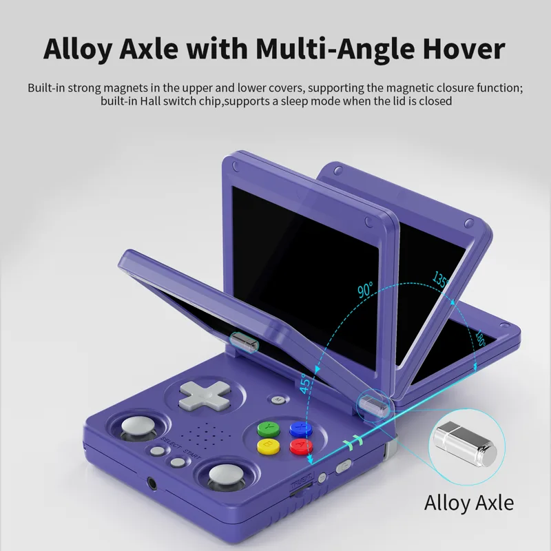 Anbernic RG34XXSP RG35XXSP Fli - огляд і ціна Gaming Console Handheld Retro