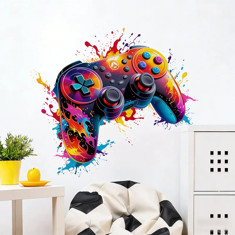 Red Flame Game Controller Wall - огляд і ціна Gaming Console Wallpaper
