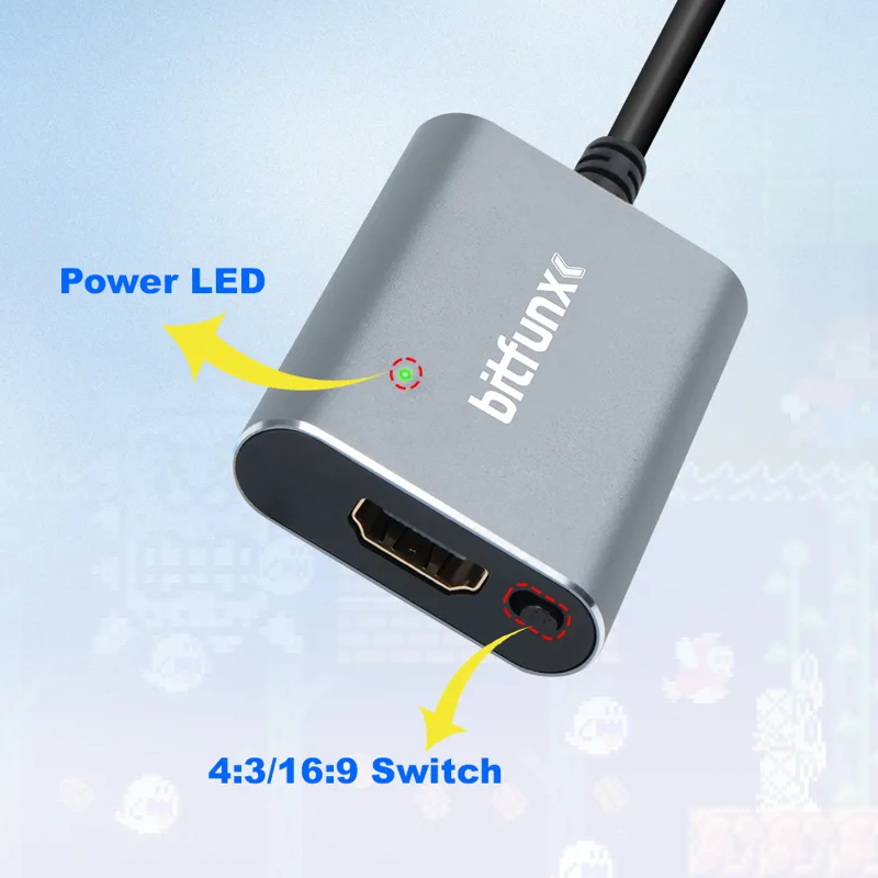 Bitfunx 720P Svideo / AV To HD - огляд і ціна Gaming Console Tv