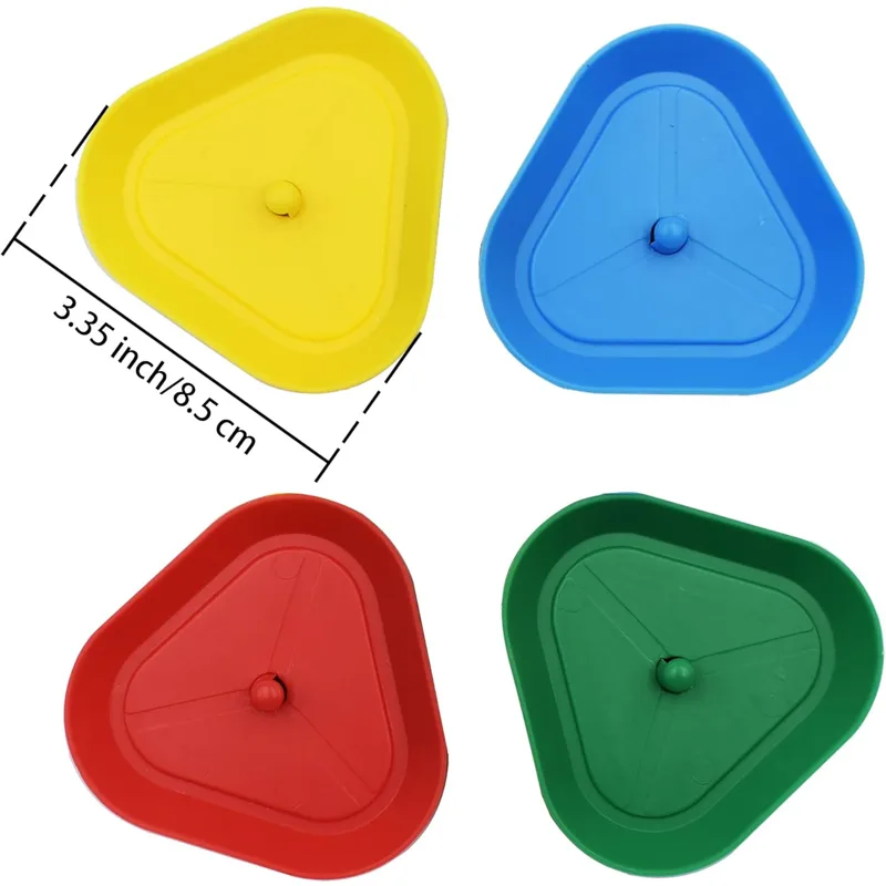 4pcs/set Triangle Shaped Playi - огляд і ціна Gaming Card Holder