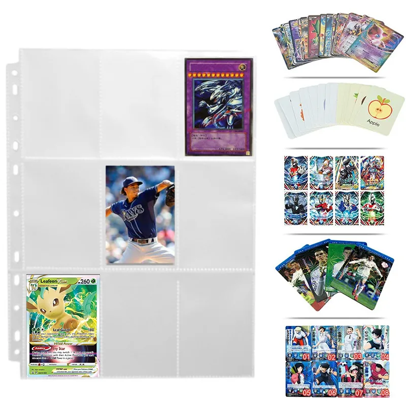 50pcs 9 Pocket Trading Gaming  - огляд і ціна Gaming Card Holder