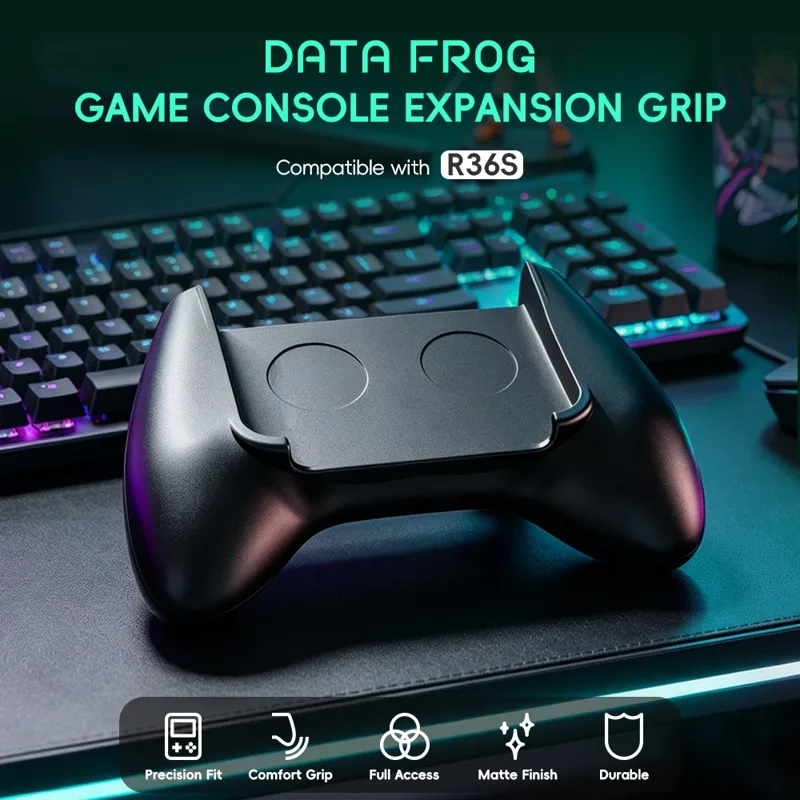 Data Frog R36S Game Grip Ergon - огляд і ціна Gaming Console Handheld Retro
