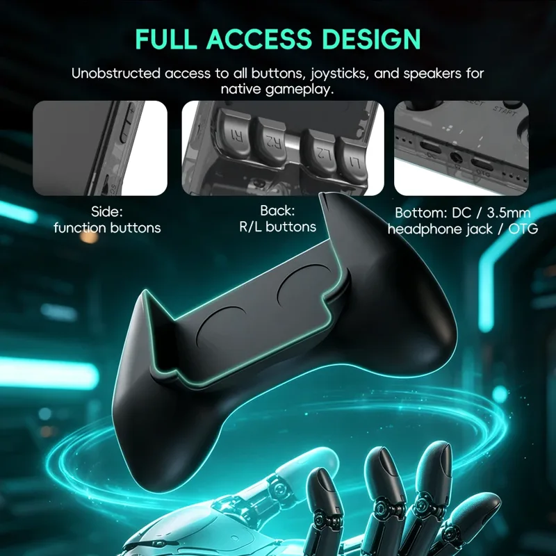 Data Frog R36S Game Grip Ergon - огляд і ціна Gaming Console Handheld Retro