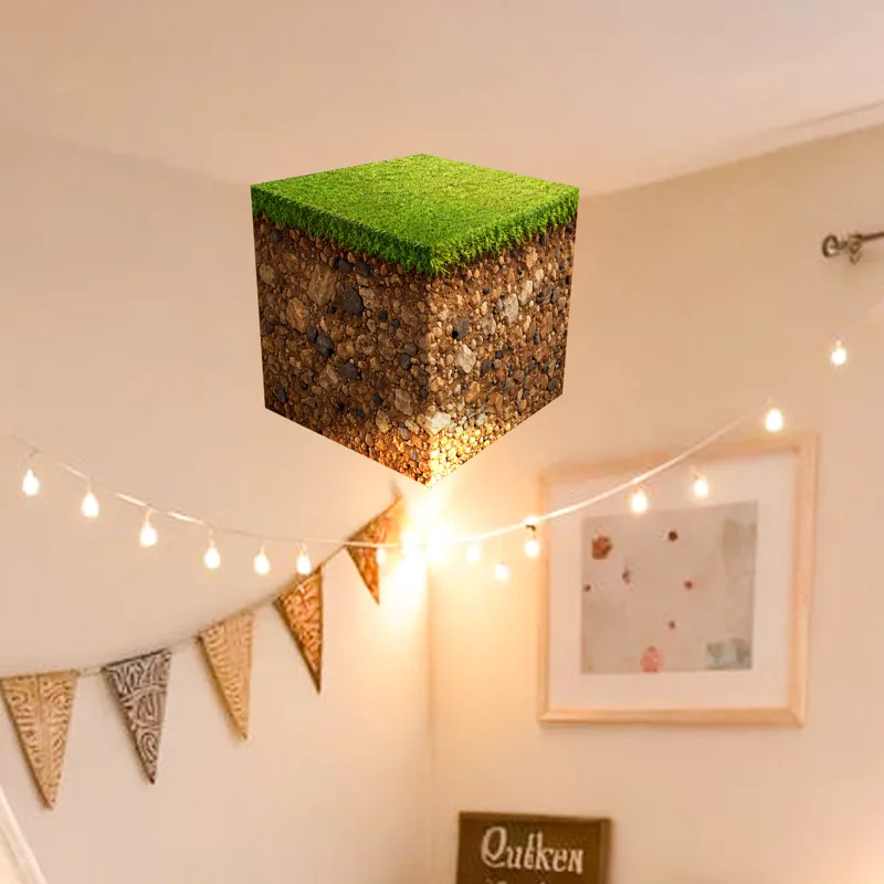 Realistic 3D Grass Cube Wall D - огляд і ціна Gaming Console Wallpaper