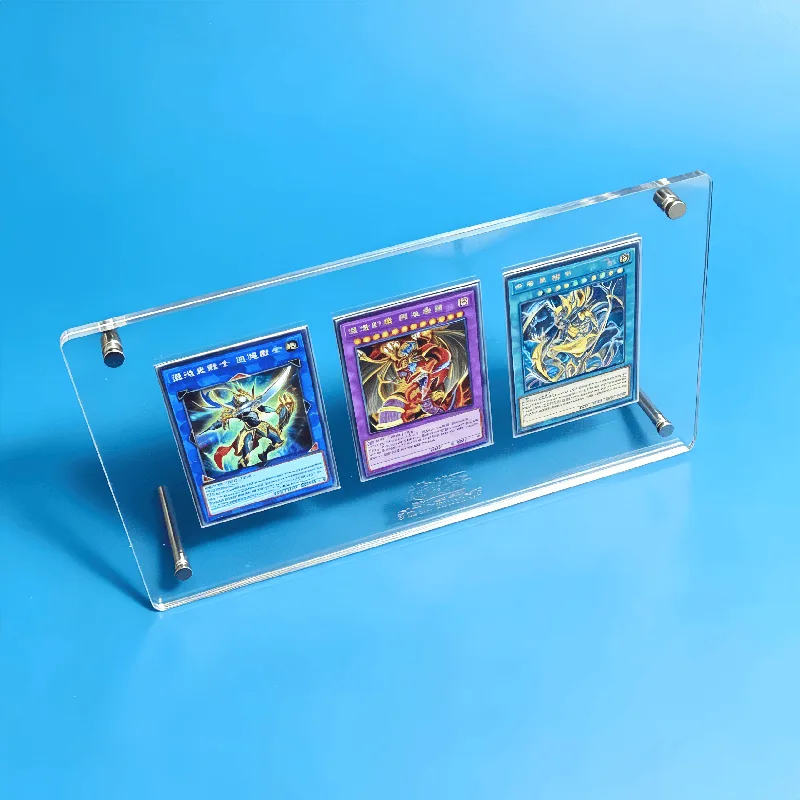 Yu Gi Oh Clear Acrylic 3 Slot  - огляд і ціна Gaming Card Holder