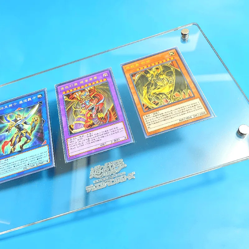 Yu Gi Oh Clear Acrylic 3 Slot  - огляд і ціна Gaming Card Holder