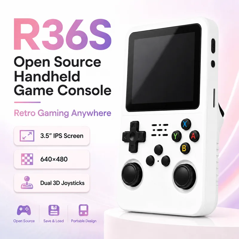 R36S 64/128G Retro Handheld Ga - огляд і ціна Gaming Console Handheld Retro