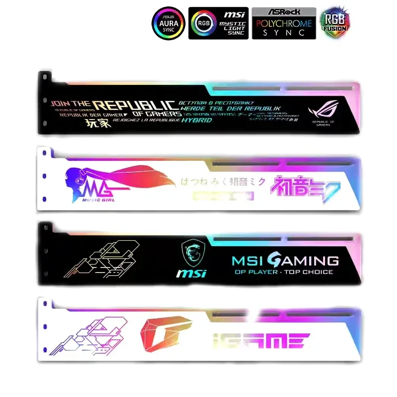 4090 VGA Holder 5V ARGB AURA S - огляд і ціна Gaming Card Holder