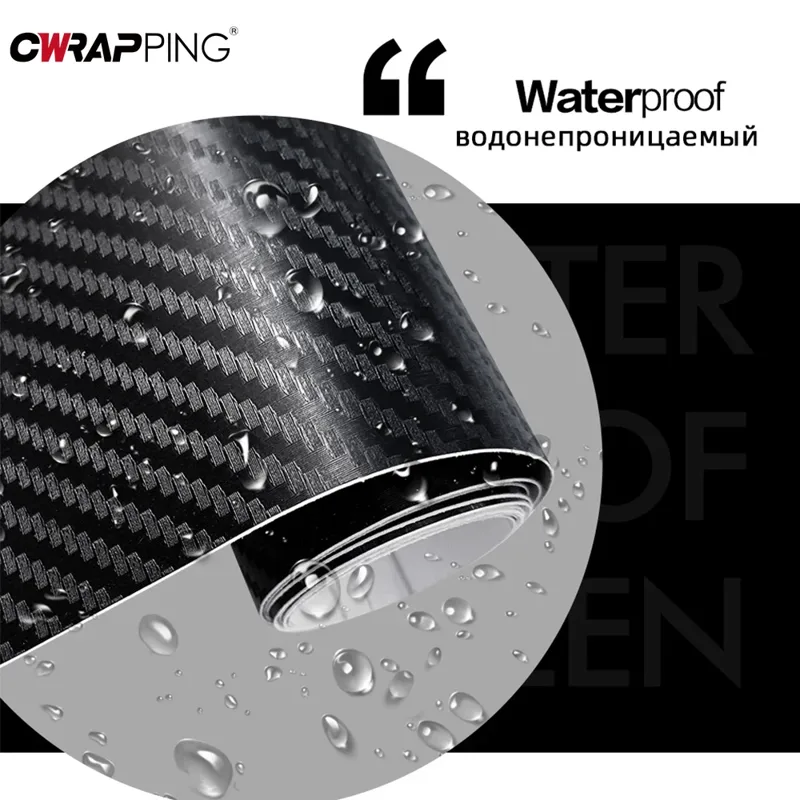 3D Carbon Fiber Vinyl Wrap Fil - огляд і ціна Console Skin Wrap