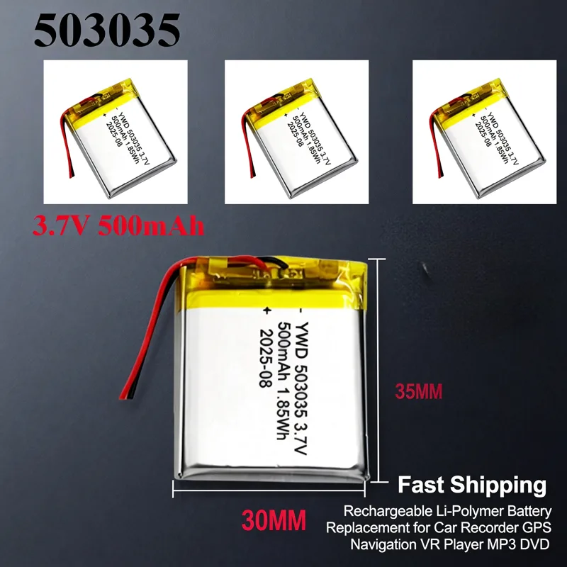 3.7V 500mAh 503035 Rechargeabl - огляд і ціна Gaming Console In Car