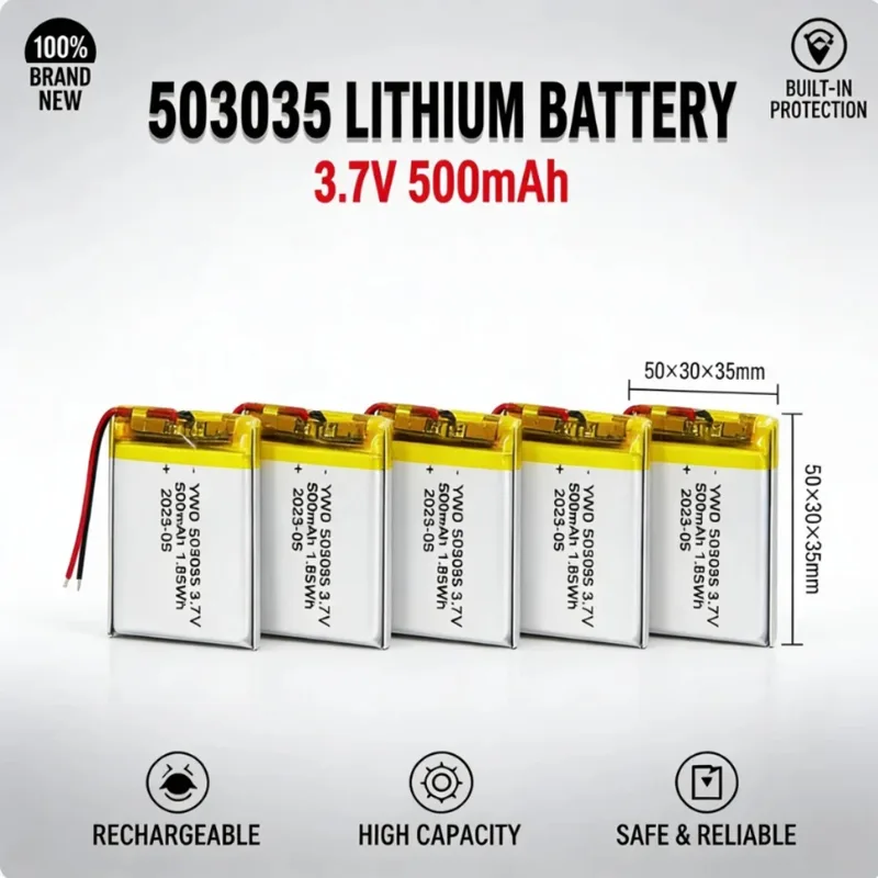 3.7V 500mAh 503035 Rechargeabl - огляд і ціна Gaming Console In Car