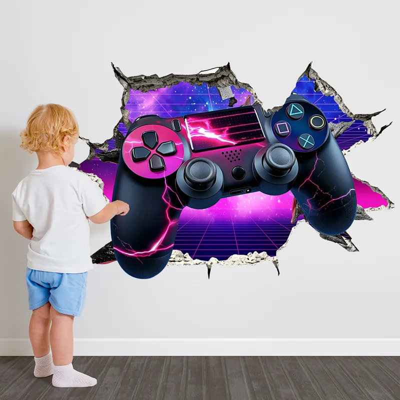 Larger Gaming Poster Broken Wa - огляд і ціна Gaming Console Wallpaper
