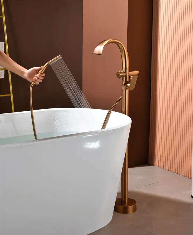 Brushed Rose Gold Bathtub Fauc - огляд і ціна Controller Stand Holder