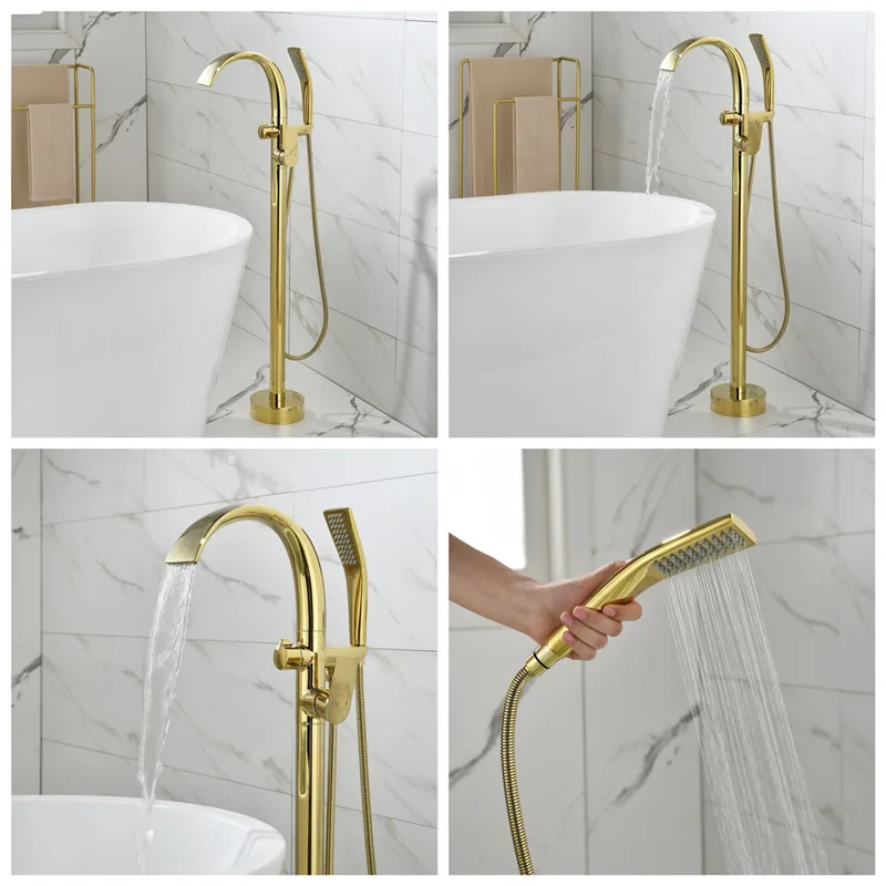 Brushed Rose Gold Bathtub Fauc - огляд і ціна Controller Stand Holder