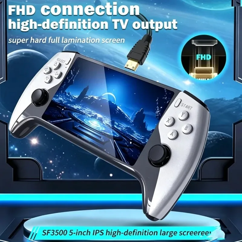 SF3500 5 inch Handheld Game Co - огляд і ціна Gaming Console Handheld Retro